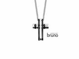 ketting met hanger - BRUNO JUVEX | staal_