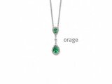 ketting met hanger - ORAGE | zilver_