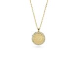 KETTING MET AS HANGER - SEE YOU | goud 9 kt_