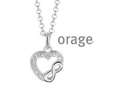 ketting met hanger - ORAGE | zilver