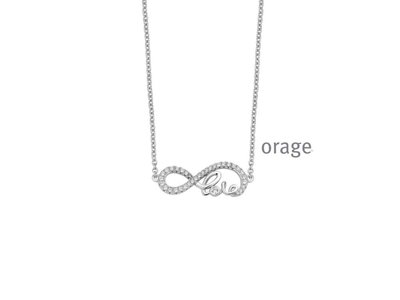 ketting met hanger - ORAGE | zilver