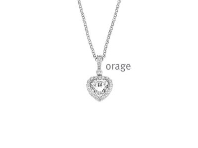 ketting met hanger - ORAGE | zilver