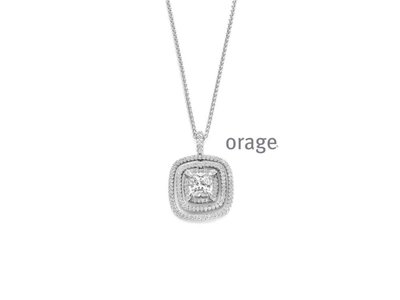 ketting met hanger - ORAGE | zilver