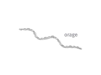 armband - ORAGE | zilver