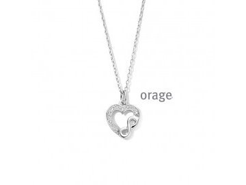 ketting met hanger - ORAGE | zilver