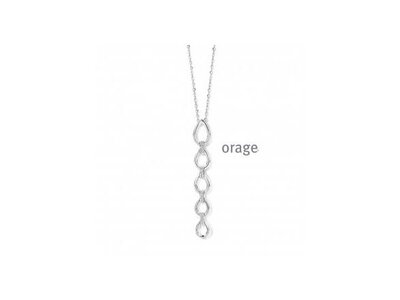 ketting met hanger - ORAGE | zilver