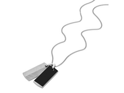ketting met hanger - Fossil | staal