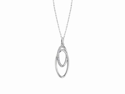 ketting met hanger - LOTUS | zilver