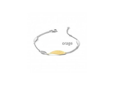 armband - ORAGE | zilver