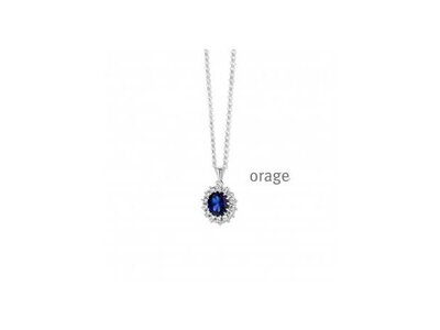 ketting met hanger - ORAGE | zilver