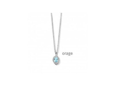 ketting met hanger - ORAGE | zilver