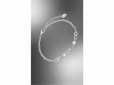 armband - LOTUS | zilver