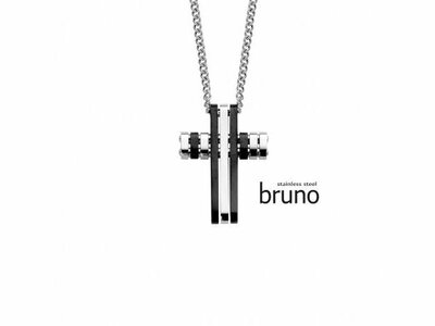 ketting met hanger - BRUNO JUVEX | staal