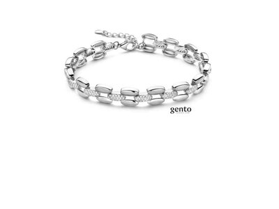 armband - GENTO | zilver