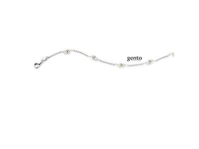 armband - GENTO | zilver