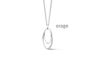 ketting met hanger - ORAGE | zilver