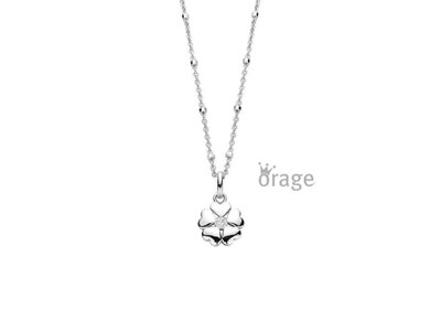 ketting met hanger - ORAGE | zilver