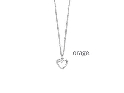 ketting met hanger - ORAGE | zilver