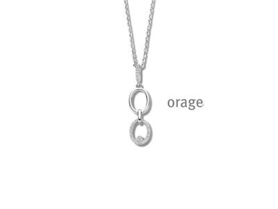 ketting met hanger - ORAGE | zilver