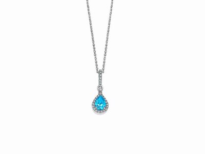 ketting met hanger - LOTUS | zilver