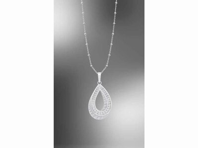 ketting met hanger - LOTUS | zilver