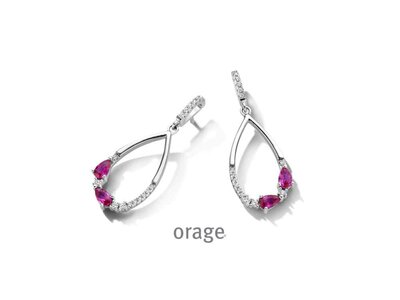 oorbellen - ORAGE | zilver