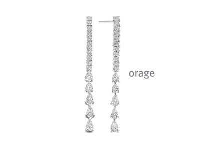 oorbellen - ORAGE | zilver