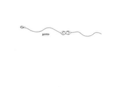 armband - GENTO | zilver