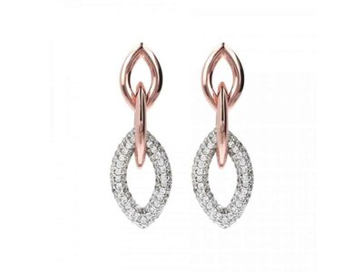oorbellen - BRONZALLURE | ROSE