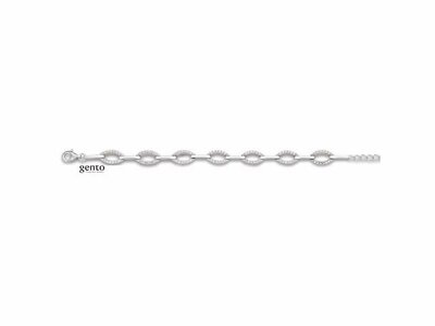 armband - GENTO | zilver