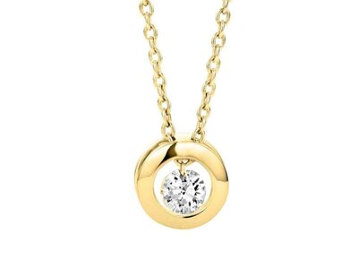 ketting met hanger - goud 18 kt | DAVICE