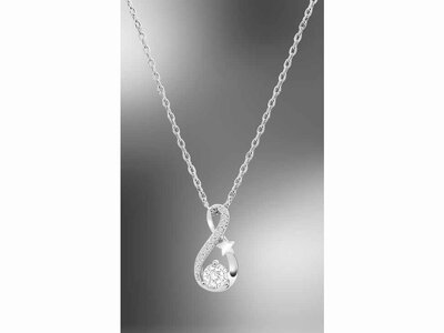 ketting met hanger - LOTUS | zilver