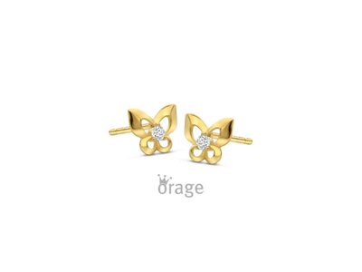 oorbellen kids - ORAGE | goud 9 kt
