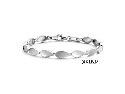 armband - GENTO | zilver