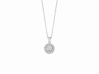 ketting met hanger - LOTUS | zilver