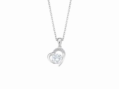 ketting met hanger - LOTUS | zilver