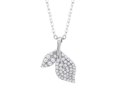 ketting met hanger - LOTUS | zilver