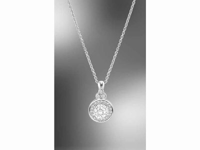 ketting met hanger - LOTUS | zilver
