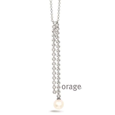 ketting met hanger - ORAGE | zilver