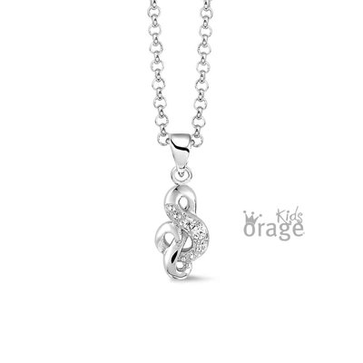 ketting met hanger - ORAGE | zilver