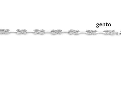 armband - GENTO | zilver