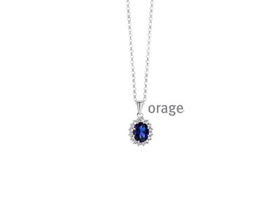 ketting met hanger - ORAGE | zilver