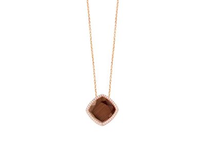 ketting met hanger - S ROSE