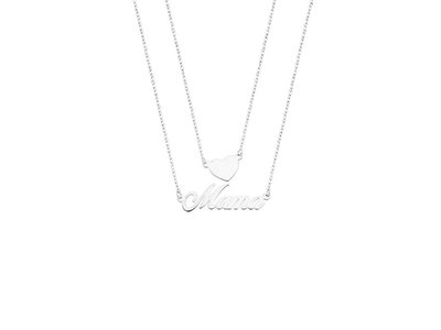 ketting met hanger - LOTUS | zilver