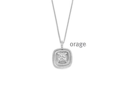 ketting met hanger - ORAGE | zilver