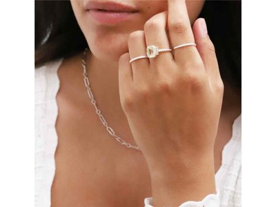 ring - 24KAE | zilver