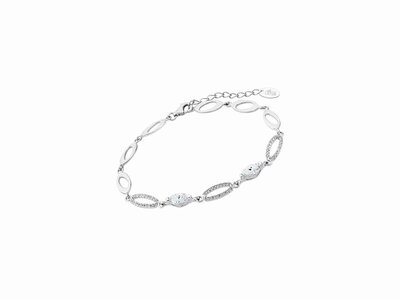 armband - LOTUS | zilver