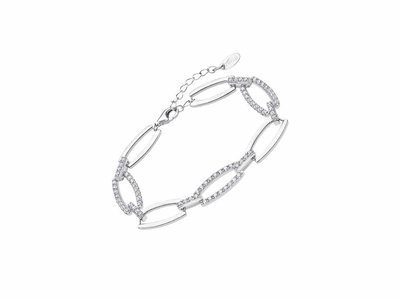 armband - LOTUS | zilver