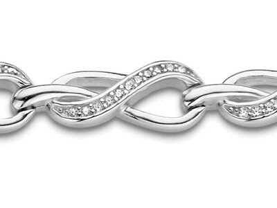 armband - S ROSE | zilver