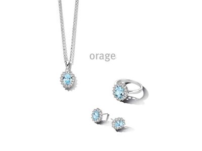 ketting met hanger - ORAGE | zilver